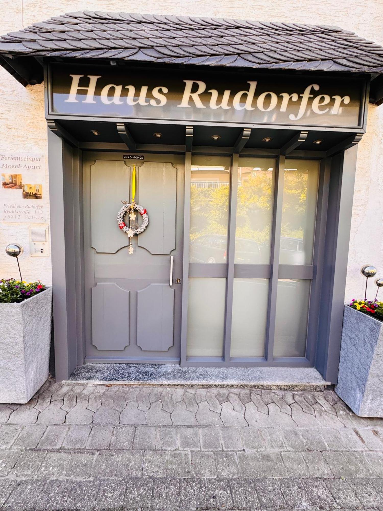 Ferienweingut Rudorfer Hotell Valwig Eksteriør bilde